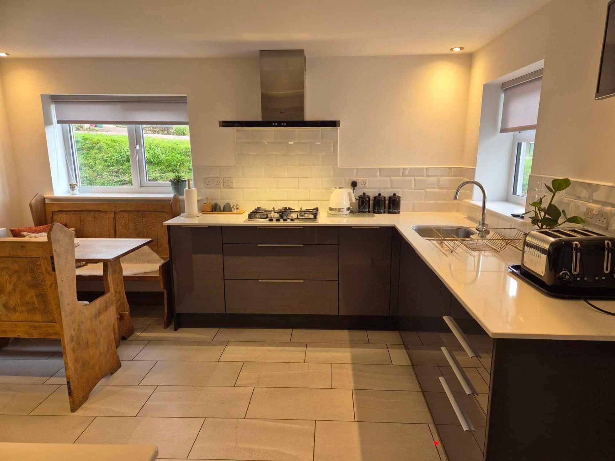 Poplars Cottage Usk Bagian luar foto